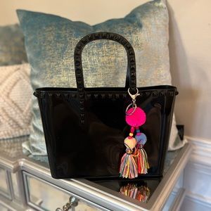 Black Jelly Tote Bag